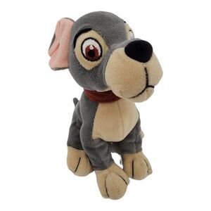 Disney Parks Tramp 6" Mini Bean Bag Plush NWT Lady and the Tramp Vintage Dog